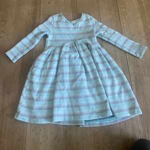 Striped cotton dress